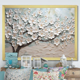 Dogwood Serenity Magical Tree IV - Floral Canvas Wall Art