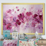 Fuschia Country Charm F;Pwers II - Floral Canvas Wall Art