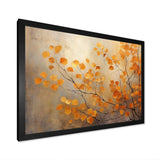 Golden Autumn Forest Harmony - Landscapes Canvas Wall Art