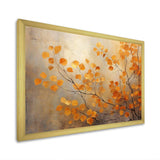 Golden Autumn Forest Harmony - Landscapes Canvas Wall Art