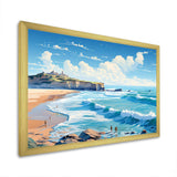 French Basque Beaches - Landscapes Canvas Wall Art