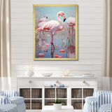 Greater Flamingo Camargue's Calm - Flamingo Bedroom Wall Art
