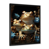 A Baroque Frogs Portrait - Frog Canvas Wall Art