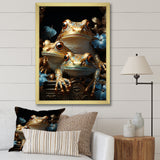 A Baroque Frogs Portrait - Frog Canvas Wall Art