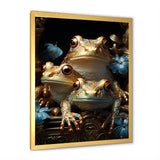 A Baroque Frogs Portrait - Frog Canvas Wall Art