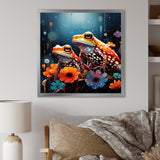 Couple Toads At The Night - Frog Wall Decor