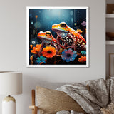 Couple Toads At The Night - Frog Wall Decor