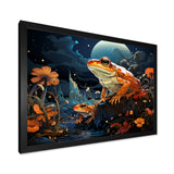 Cosmic Art Frog - Frog Large Canvas Wall Art