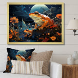 Cosmic Art Frog - Frog Large Canvas Wall Art
