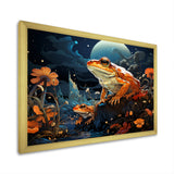 Cosmic Art Frog - Frog Large Canvas Wall Art