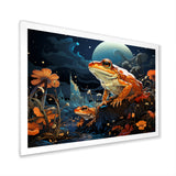 Cosmic Art Frog - Frog Large Canvas Wall Art