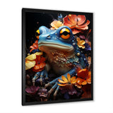 Cosmic Frog Journey - Frog Living Room Wall Art