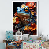 Cosmic Frog Journey - Frog Living Room Wall Art