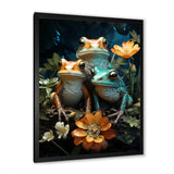 Emerald Pond Harmony - Frog Bedroom Wall Art