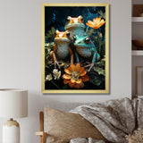 Emerald Pond Harmony - Frog Bedroom Wall Art