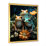 Emerald Pond Harmony - Frog Bedroom Wall Art