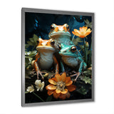 Emerald Pond Harmony - Frog Bedroom Wall Art