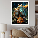 Emerald Pond Harmony - Frog Bedroom Wall Art