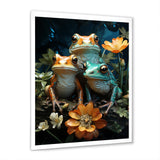 Emerald Pond Harmony - Frog Bedroom Wall Art