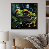 Expressionist Frog Movement - Frog Canvas Wall Art