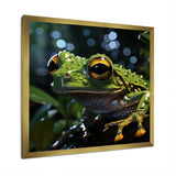 Expressionist Frog Movement - Frog Canvas Wall Art
