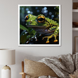 Expressionist Frog Movement - Frog Canvas Wall Art