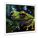 Expressionist Frog Movement - Frog Canvas Wall Art