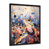Popart Frog Popart - Frog Canvas Wall Art