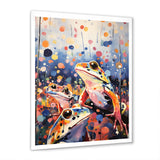 Popart Frog Popart - Frog Canvas Wall Art
