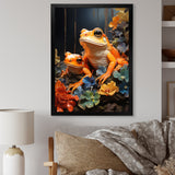 Expressionist Frog Spirit - Frog Wall Decor