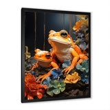 Expressionist Frog Spirit - Frog Wall Decor