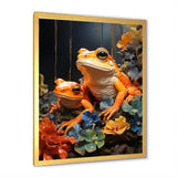 Expressionist Frog Spirit - Frog Wall Decor