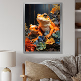 Expressionist Frog Spirit - Frog Wall Decor
