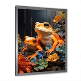 Expressionist Frog Spirit - Frog Wall Decor