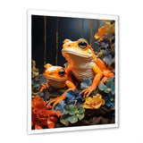 Expressionist Frog Spirit - Frog Wall Decor