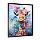 Pop Art Giraffe Portrait - Giraffe Wall Decor