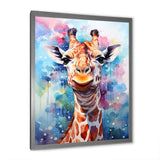 Pop Art Giraffe Portrait - Giraffe Wall Decor