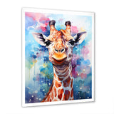 Pop Art Giraffe Portrait - Giraffe Wall Decor
