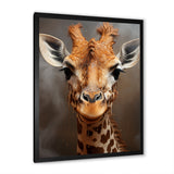 Selfie Giraffe In Sepia Tone - Giraffe Wall Art Prints
