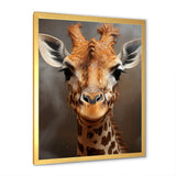 Selfie Giraffe In Sepia Tone - Giraffe Wall Art Prints