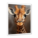 Selfie Giraffe In Sepia Tone - Giraffe Wall Art Prints