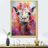 Multicolor Giraffe Pastel Giants - Giraffe Wall Art Prints