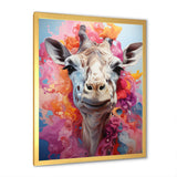 Multicolor Giraffe Pastel Giants - Giraffe Wall Art Prints
