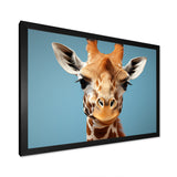 Blue Giraffe Savannah Sentinel - Giraffe Wall Decor