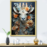 Grey Giraffe Surreal Savanna - Giraffe Wall Art Prints