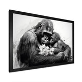 Gorilla Guardian Of His Family - Gorilla Bedroom Wall Art
