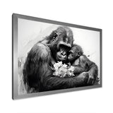 Gorilla Guardian Of His Family - Gorilla Bedroom Wall Art