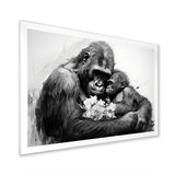 Gorilla Guardian Of His Family - Gorilla Bedroom Wall Art