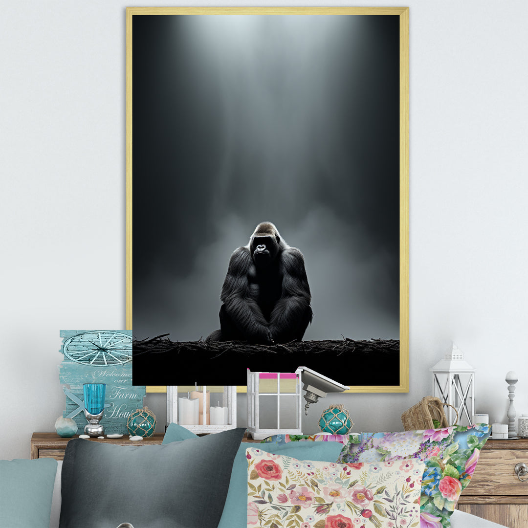 Gorilla Solitude Photography - Gorilla Wall Art Prints