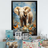 Majestic Elephant In The Wild - Gray Gorilla Wall Art